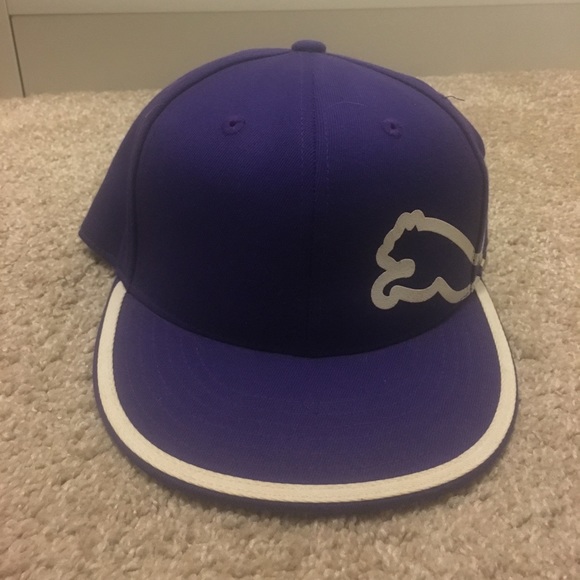 puma purple cap